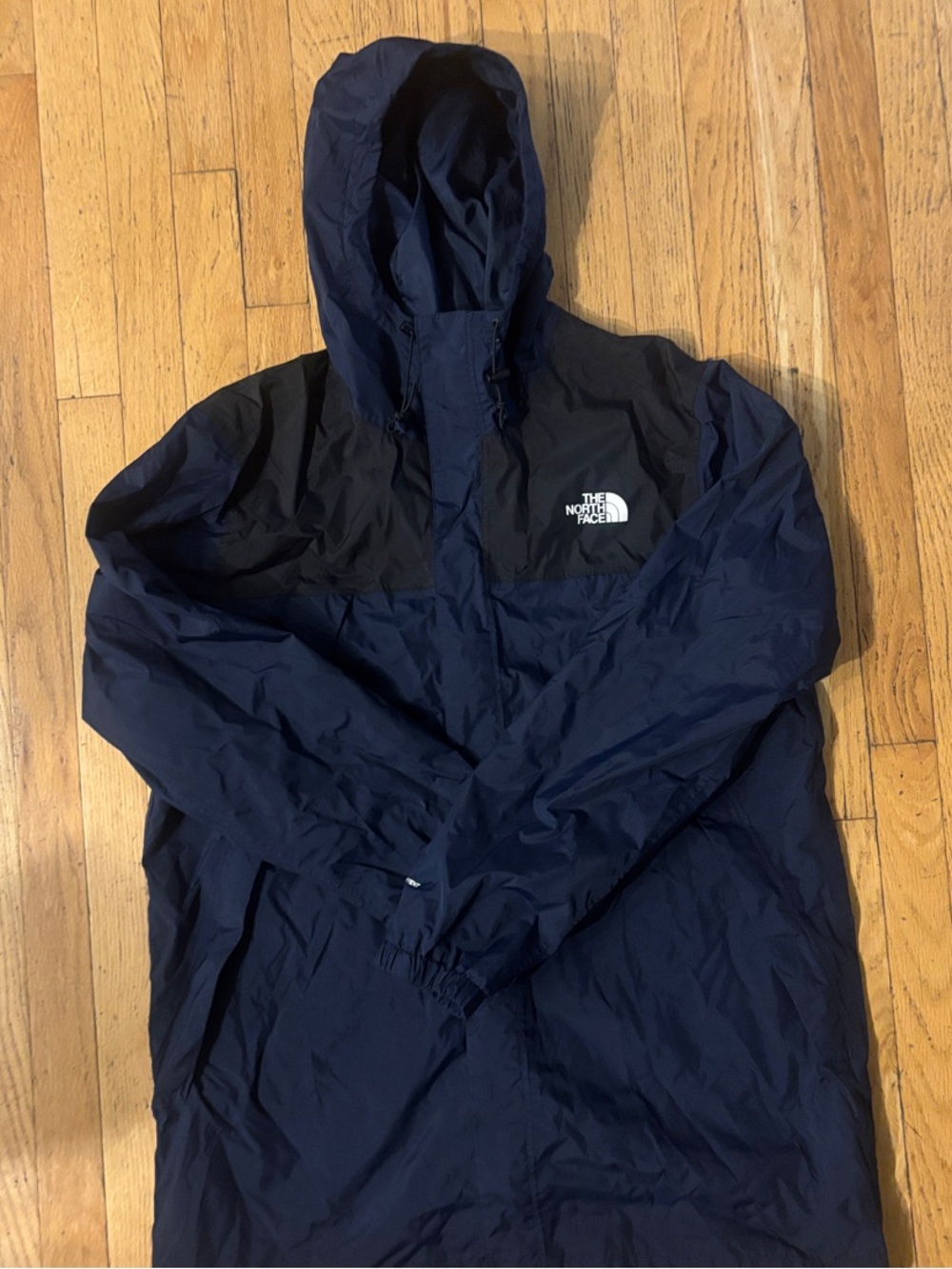 The North Face Antora DryVent Colorblock Rain Jacket - Blue & Black - Large - Picture 6 of 11